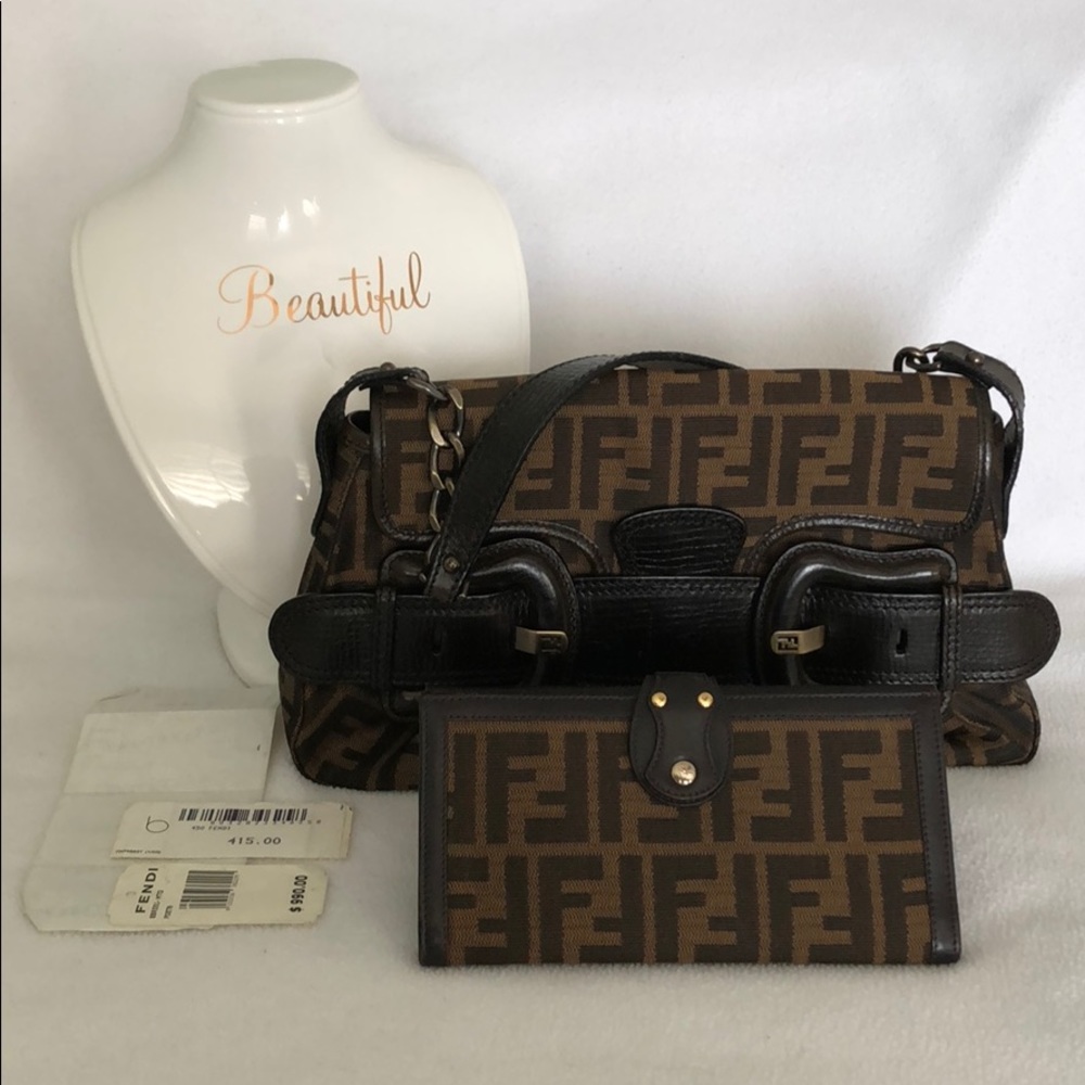 Bundle Fendi Zucca Bag & Wallet